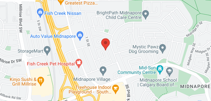 map of 47 Midnapore Place SE